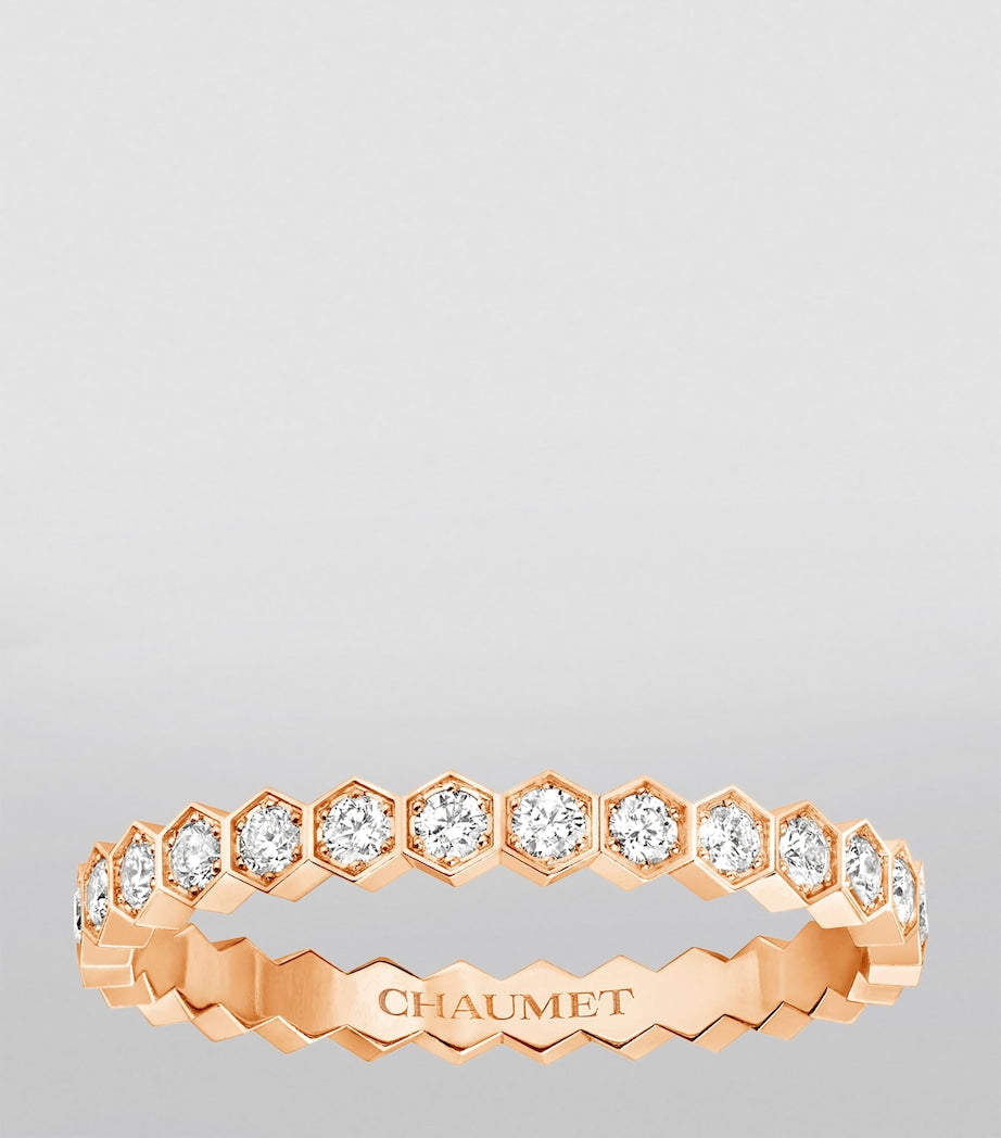 Chaumet Bee de Chaumet ring rose gold diamond, UK version