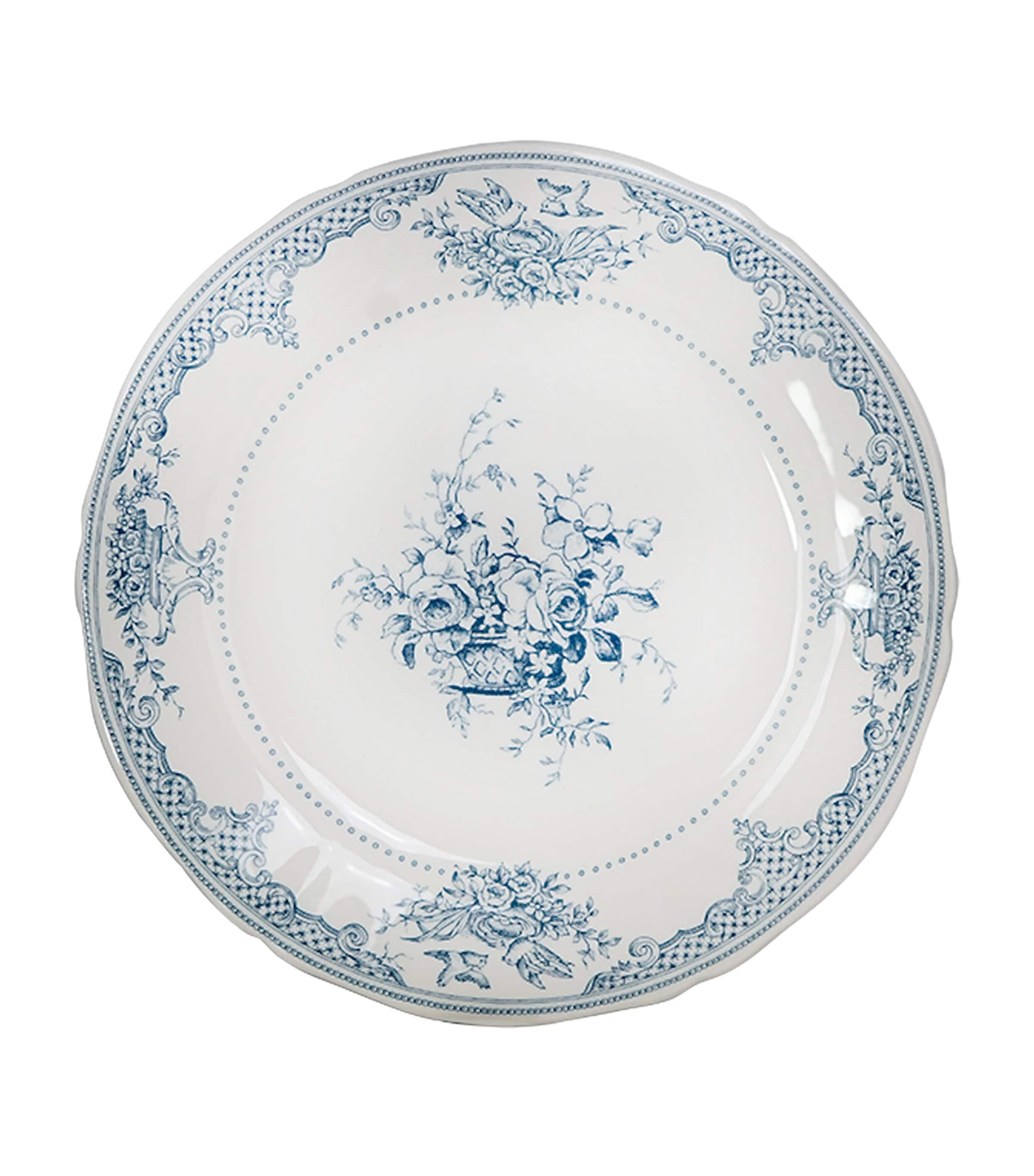 Gien Dépareillé dessert plates set of 6 ceramic, UK version