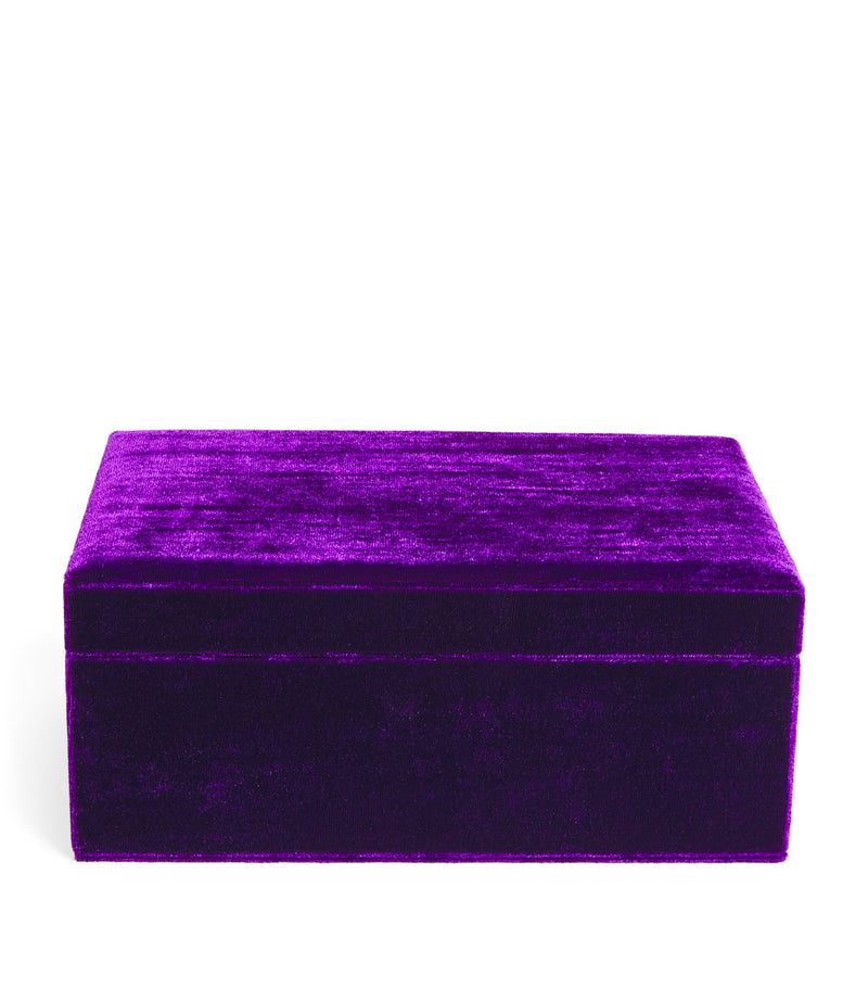 Sophie Bille Brahe silk velvet jewellery box Tresor Grande, UK version